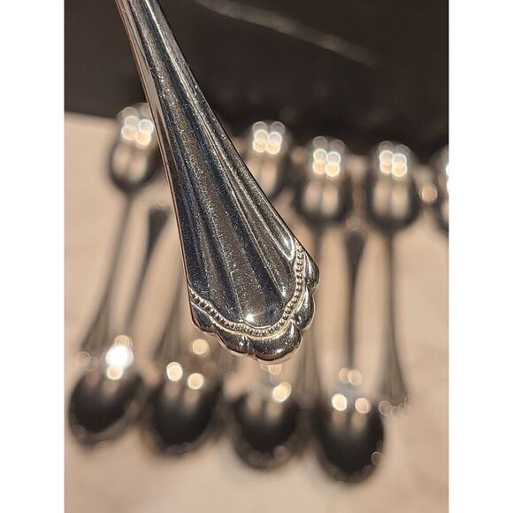 Oneida Community Marquette Stainless Tablespoons 6.75” Flatware EUC Set of (11) - Picture 7 of 10